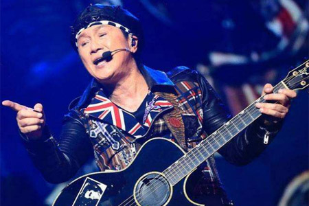 许冠杰 沧海一声笑吉他谱 G调指法原版和声编配高清图片谱