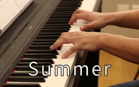 菊次郎的夏天 Summer钢琴简谱 C调简单版【视频教学】