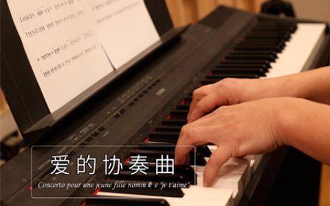 爱的协奏曲钢琴简谱 C调简单版【视频教学】