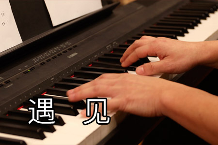 遇见钢琴简谱 钢琴独奏版视频教学